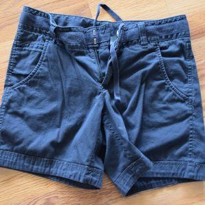Athleta Gray Shorts 6" inseam, EUC, Size 0